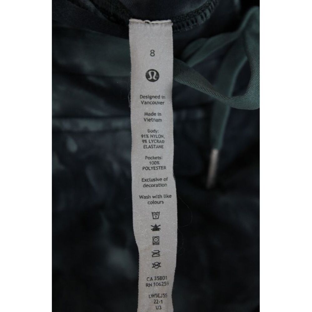 Lululemon Women Tie Dye Gray Jogger Pants Drawstring 26 Inseam Size 8_6